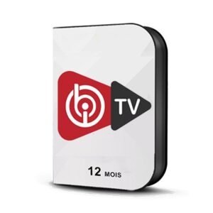 Une boîte avec le logo de ibo pro iptv dessus